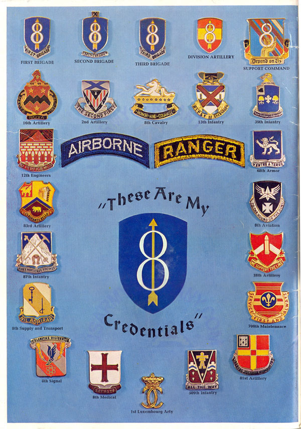 USAREUR DUIs 8th Inf Div 1967